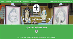 Desktop Screenshot of colegioascensionnicol.cl