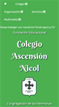 Mobile Screenshot of colegioascensionnicol.cl